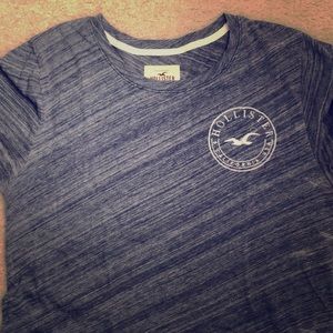 blue Hollister shirt